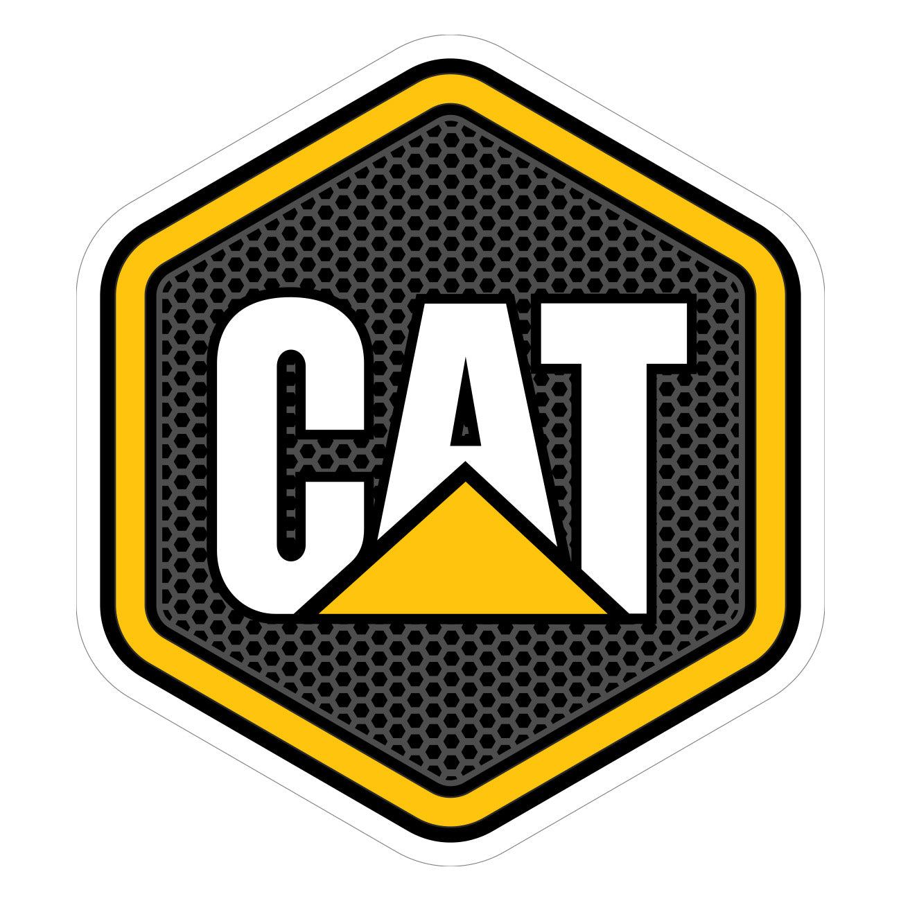 CAT Hexagon Decal