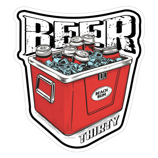 Beer Thirty Decal
