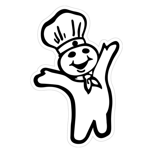 Pillsbury Dough Boy Decal