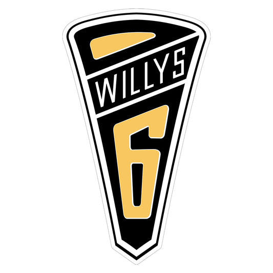 Willys 6 Decal